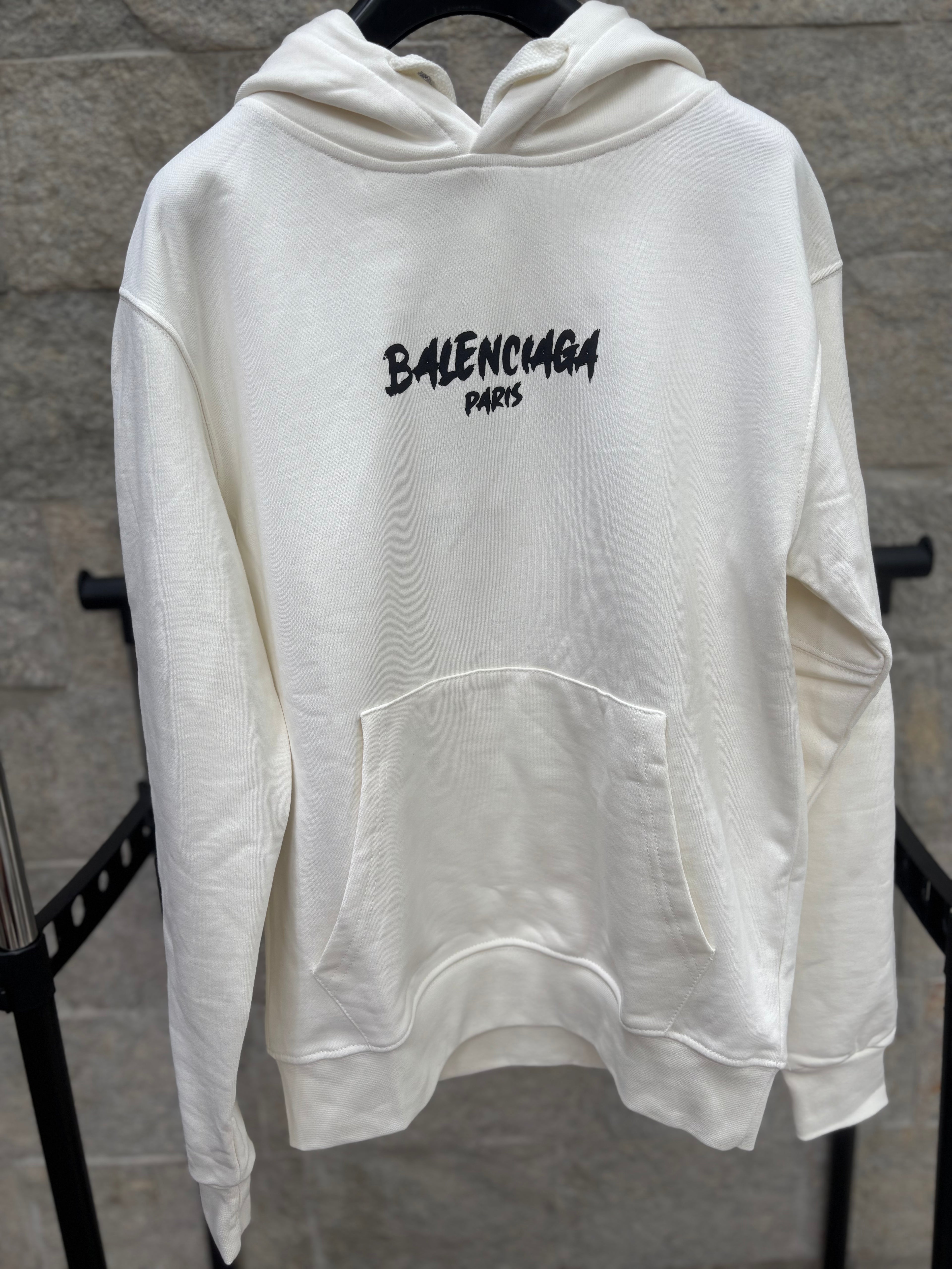 Balenciaga Hoodie Tape Logo