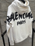 Balenciaga Hoodie Tape Logo