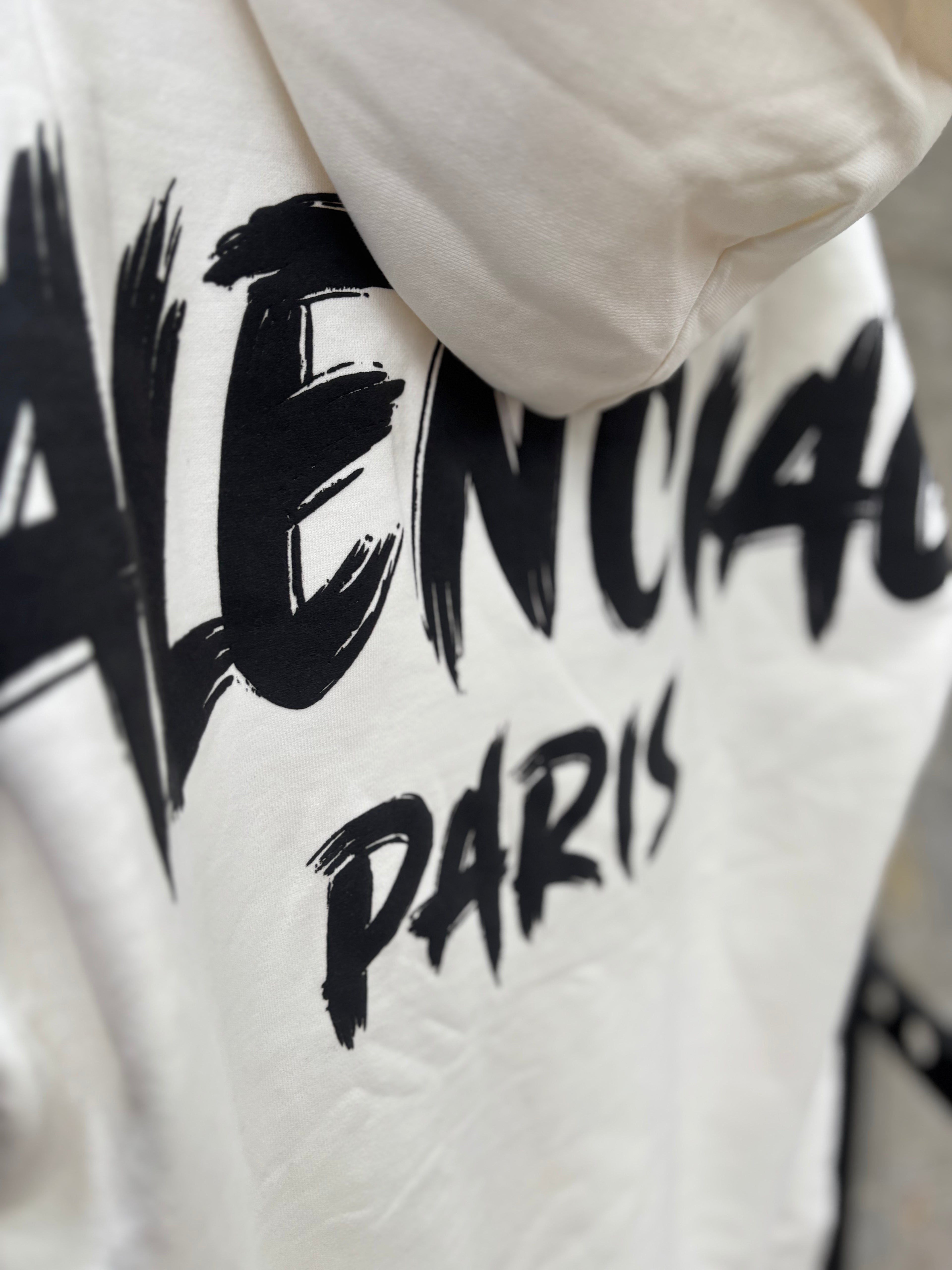 Balenciaga Hoodie Tape Logo