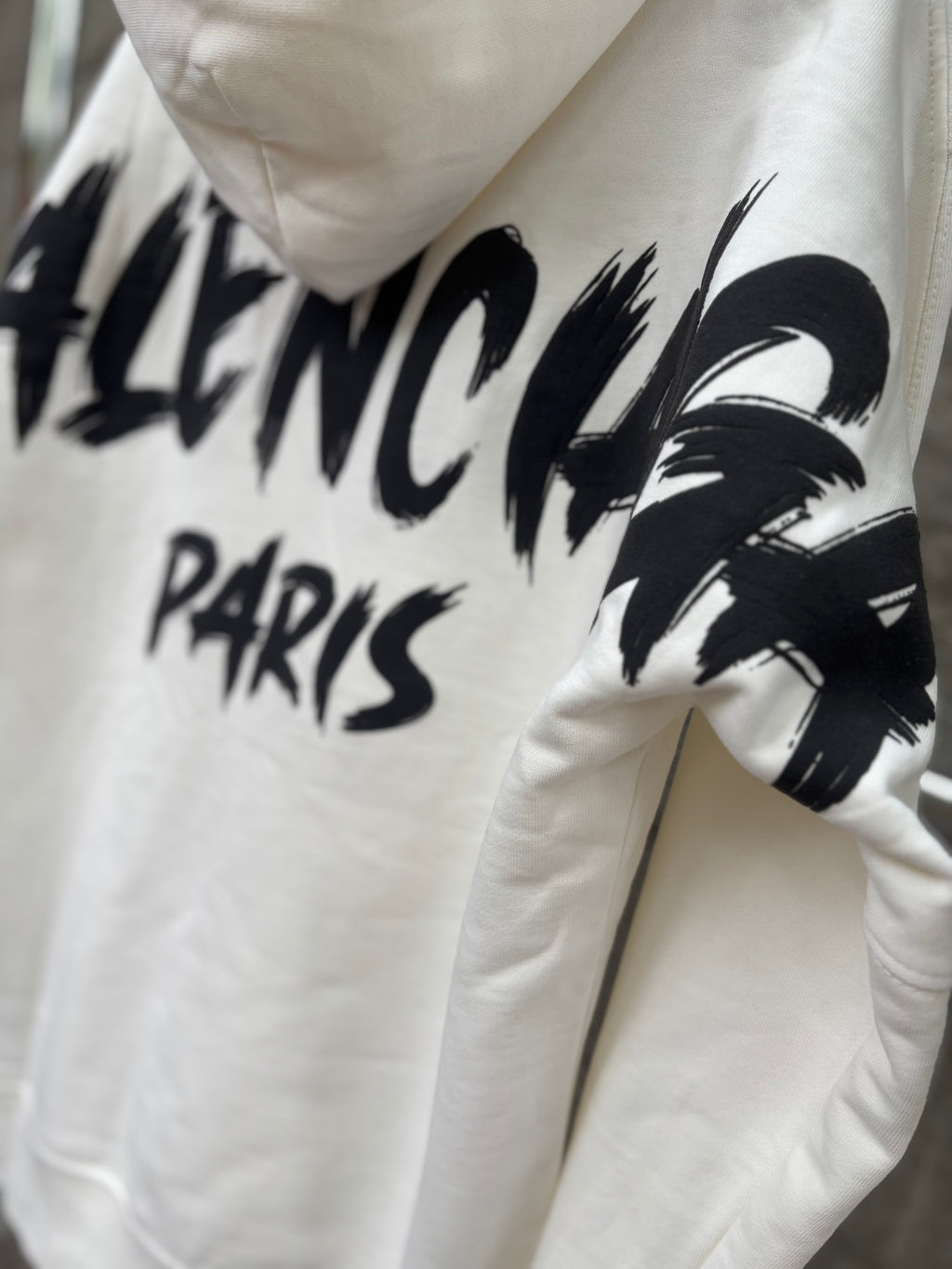 Balenciaga Hoodie Tape Logo