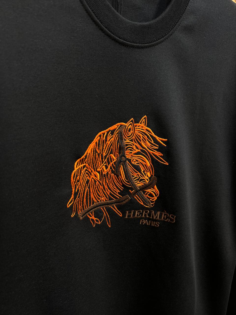 Суичър Hermes Embroidered