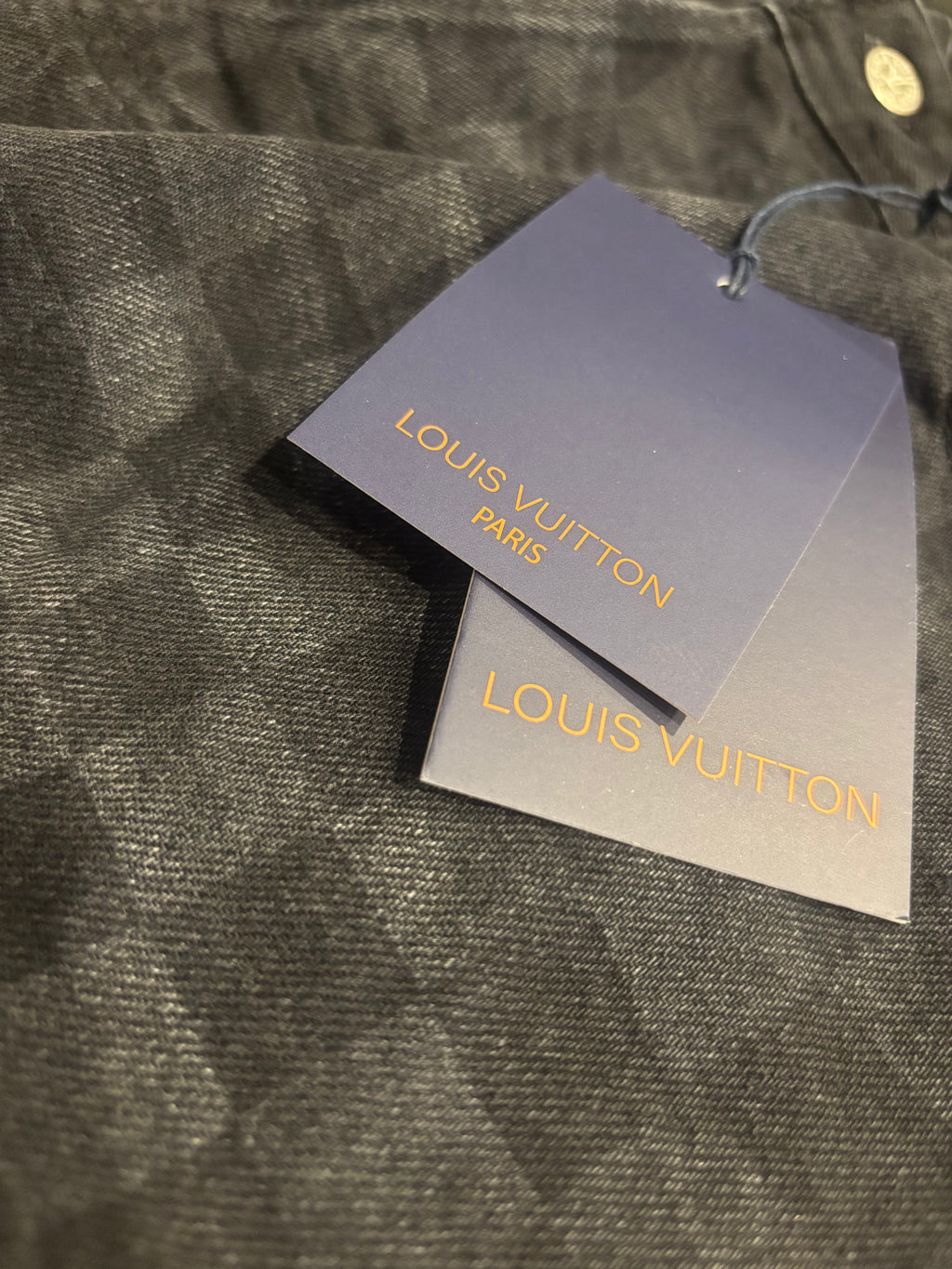 Louis Vuitton Black Monogram Jeans